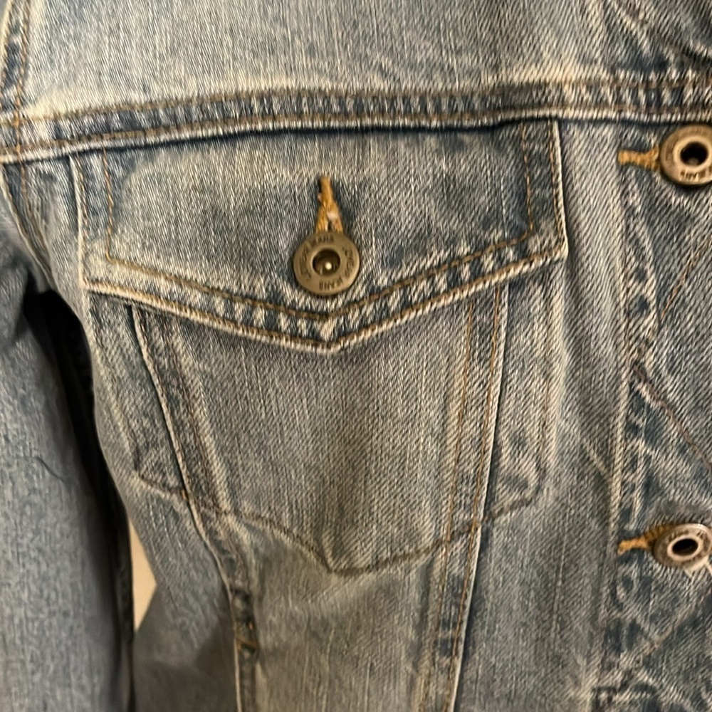 Liz Claiborne vintage denim Jean jacket size small - Picture 3 of 9